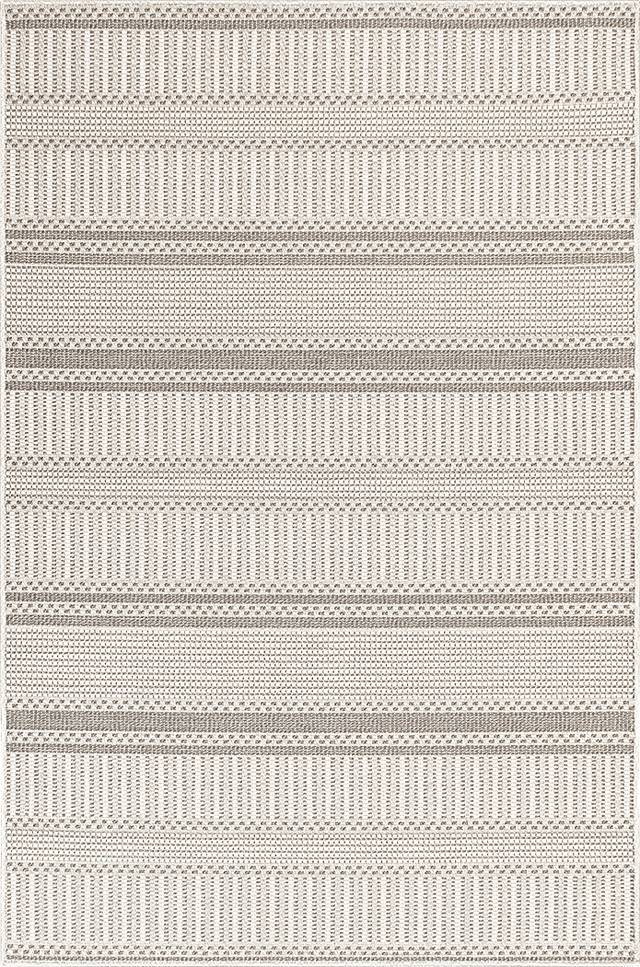 Zeana Gray 7'10 x 9'10 Indoor/Outdoor Rug - Thumbnail - Image 1