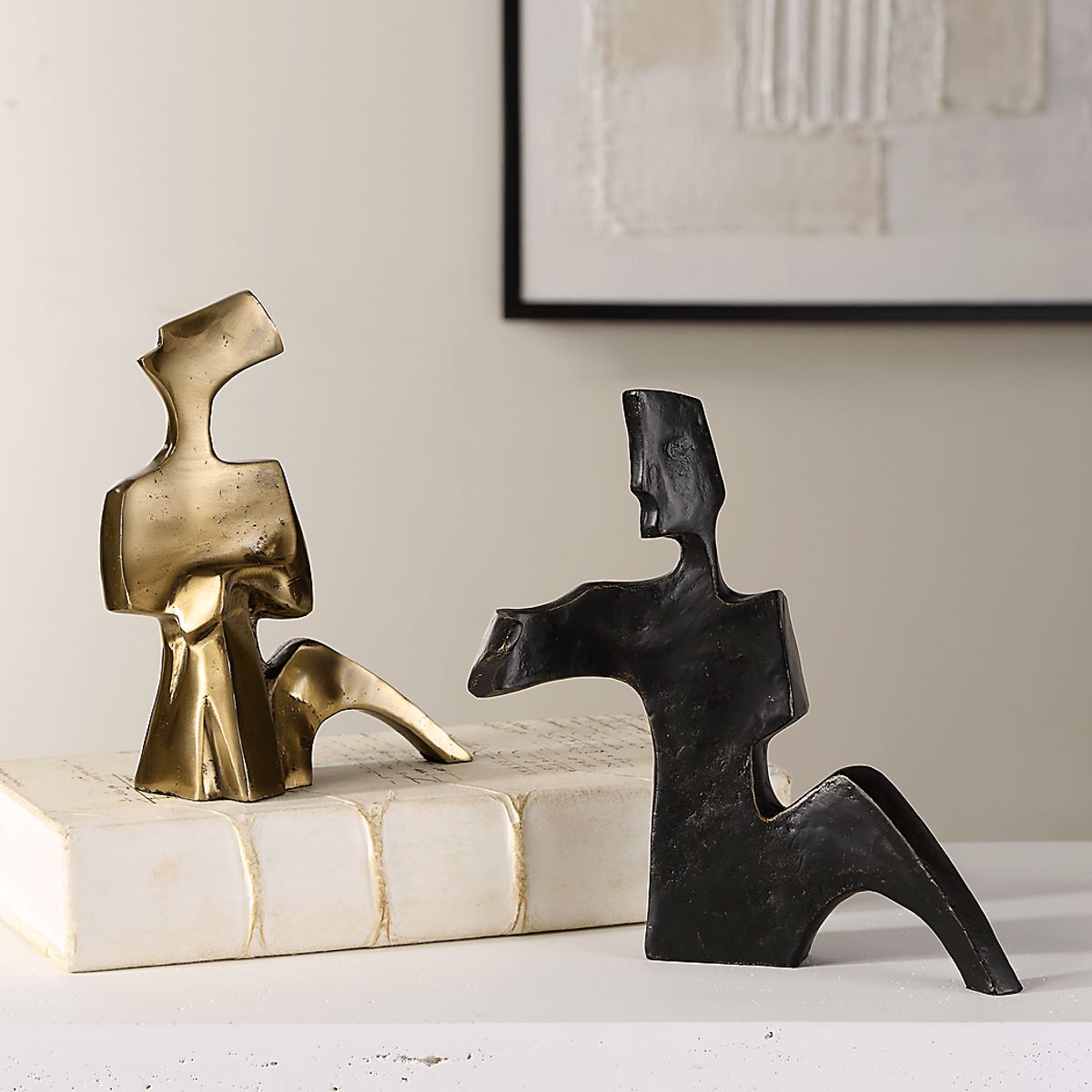 Zect Bronze Metal Sculpture | Rooms to Go