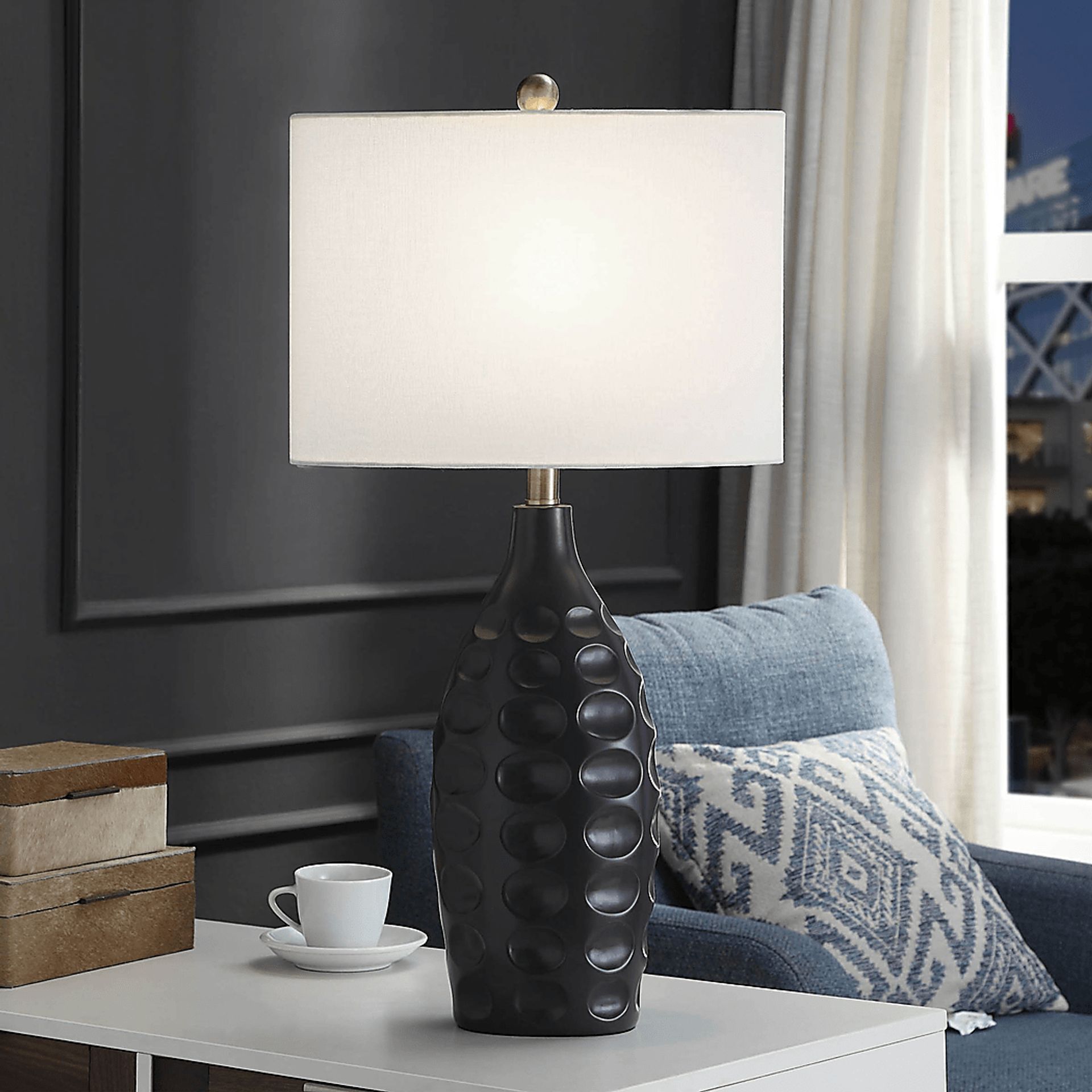 Zeek Place Black Lamp - Image 6