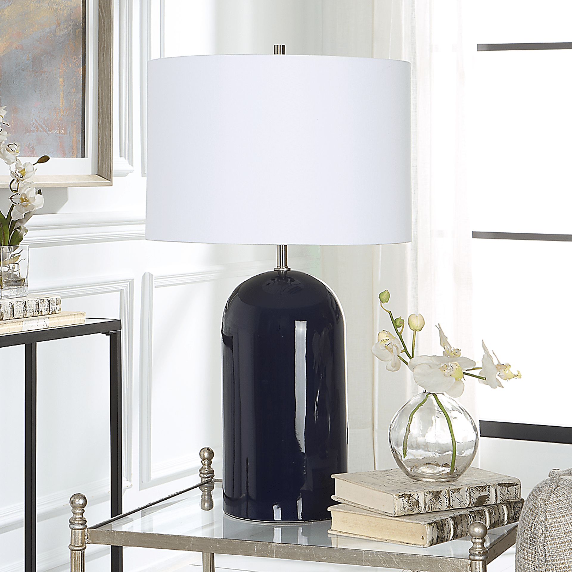 Zelar Shade Blue Lamp - Image 2