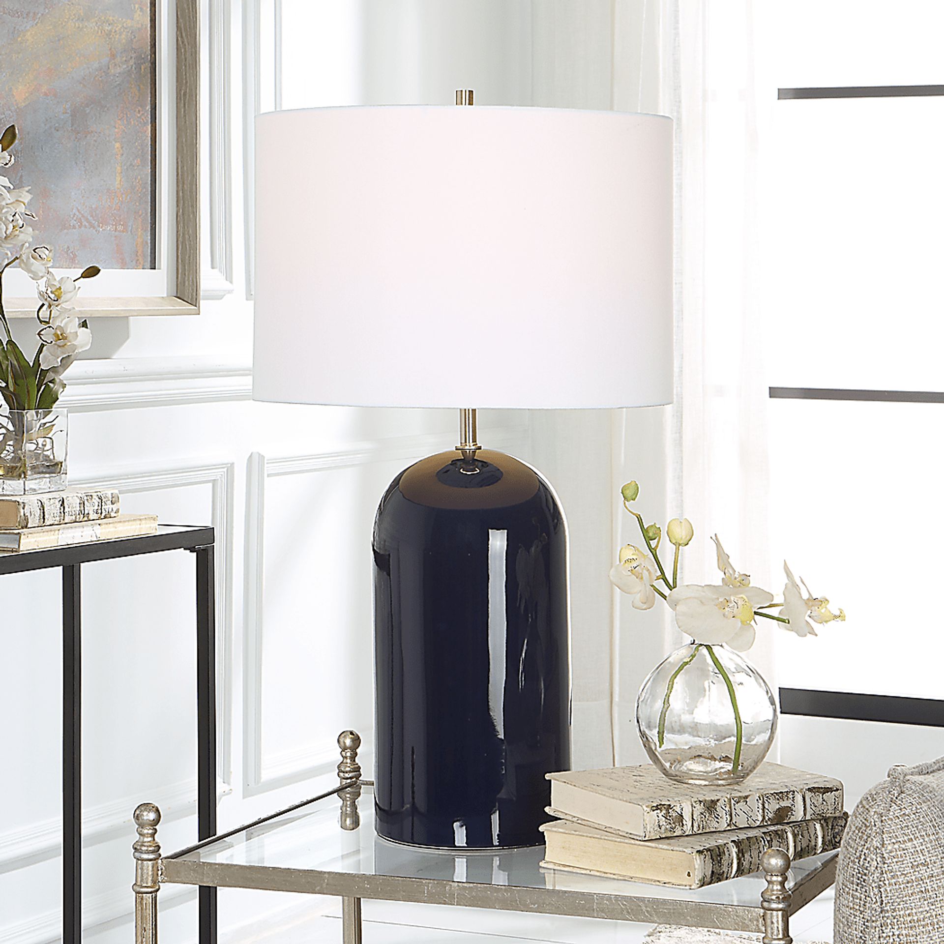 Zelar Shade Blue Lamp - Image 3