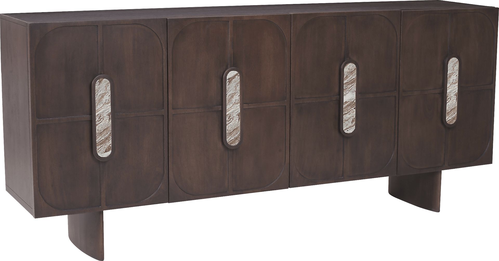 Zelda Dark Brown Credenza - Image 3