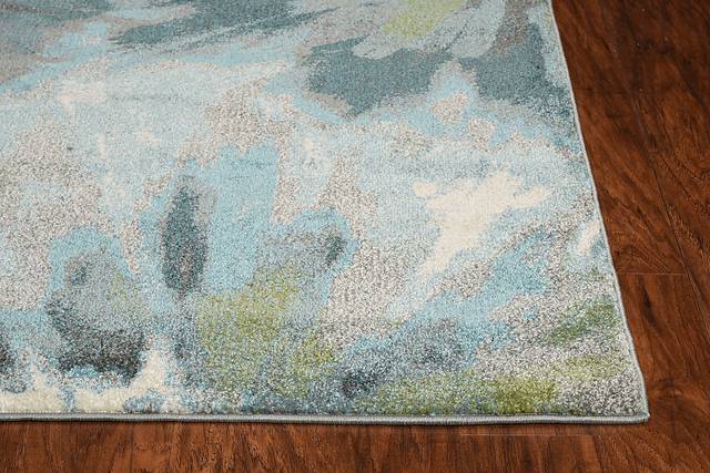 Zeldia Teal 7'10 x 10'10 Rug - Thumbnail - Image 2