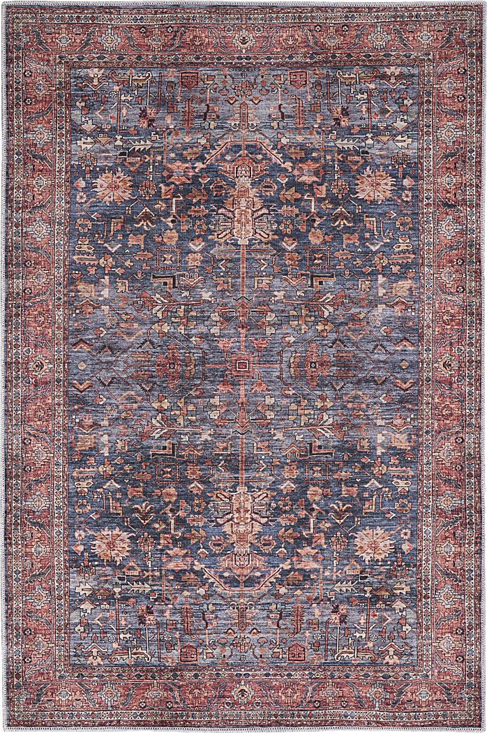 Zelesh Navy/Brick 9'2 x 12' Rug