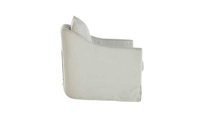 Zelkova Beige Swivel Accent Chair and Ottoman - Thumbnail - Image 3