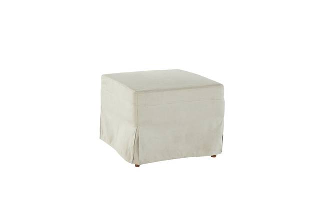 Zelkova Beige Swivel Accent Chair and Ottoman - Thumbnail - Image 6