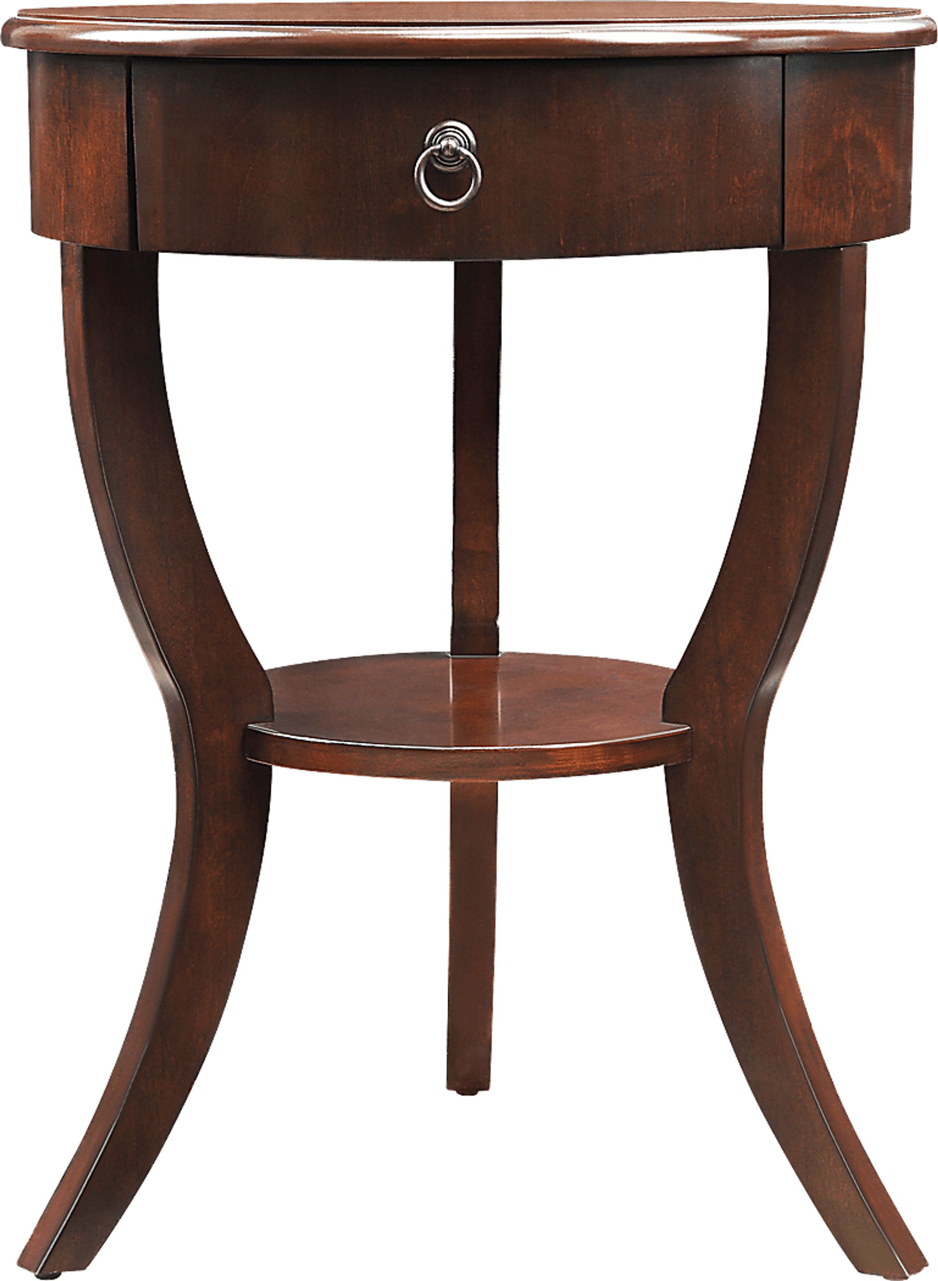 Zellman Brown Accent Table - Image 1