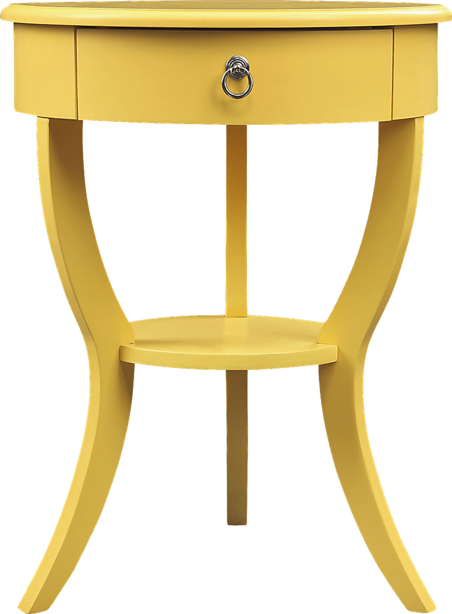 Zellman Yellow Accent Table - Image 1