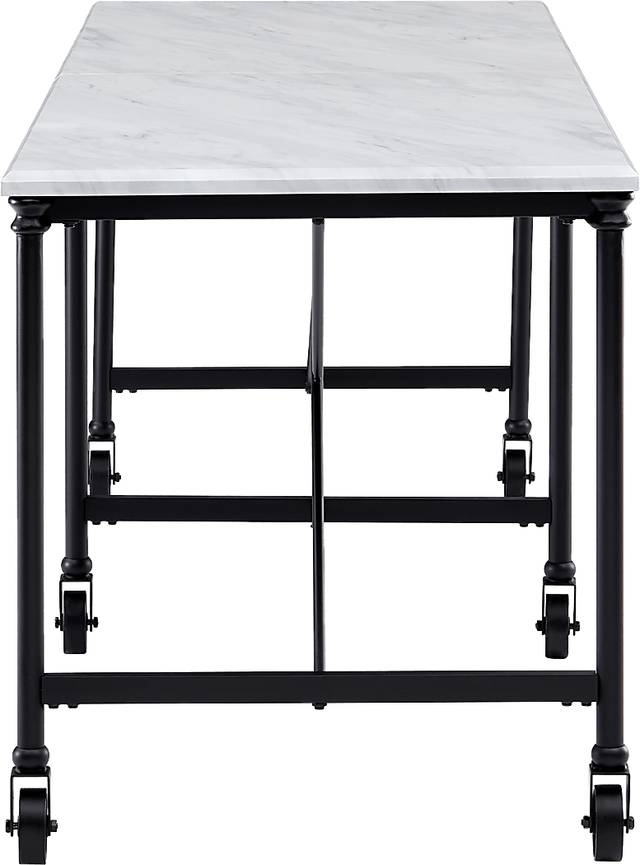 Zellmark White Kitchen Island - Thumbnail - Image 2