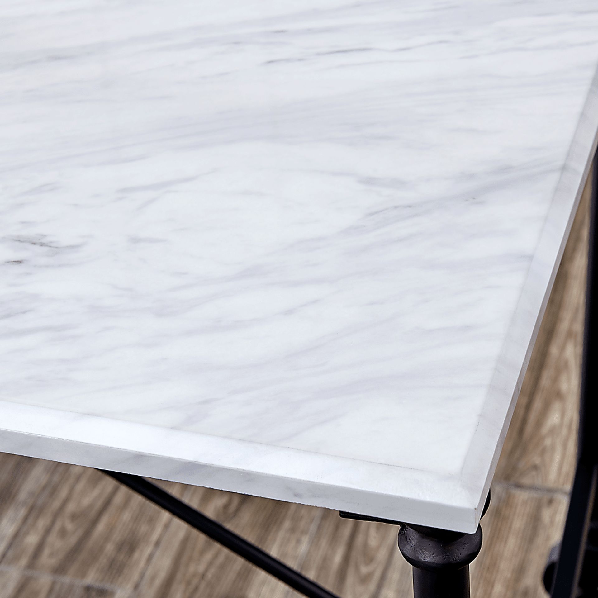Zellmark White Kitchen Island - Image 5