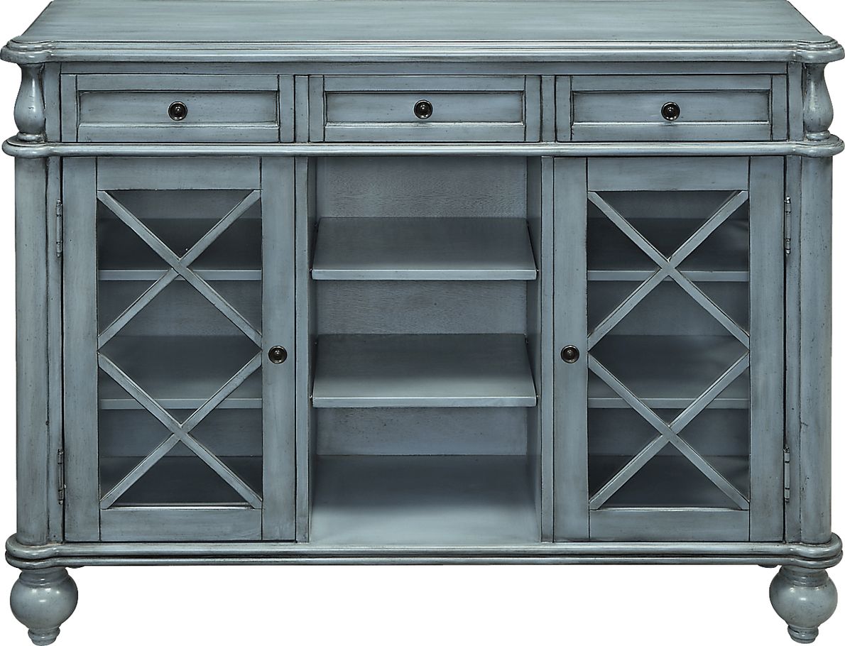 Zellmart Blue Credenza