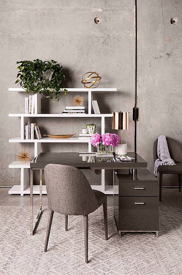 Zelrich Gray Dining Chair (Set of 2) - Thumbnail - Image 4