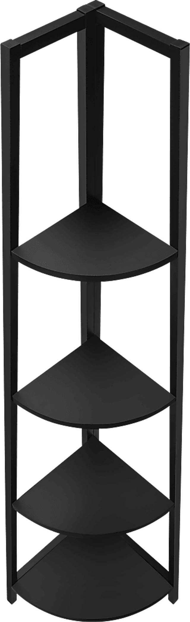 Zemke Black Bookcase - Thumbnail - Image 4