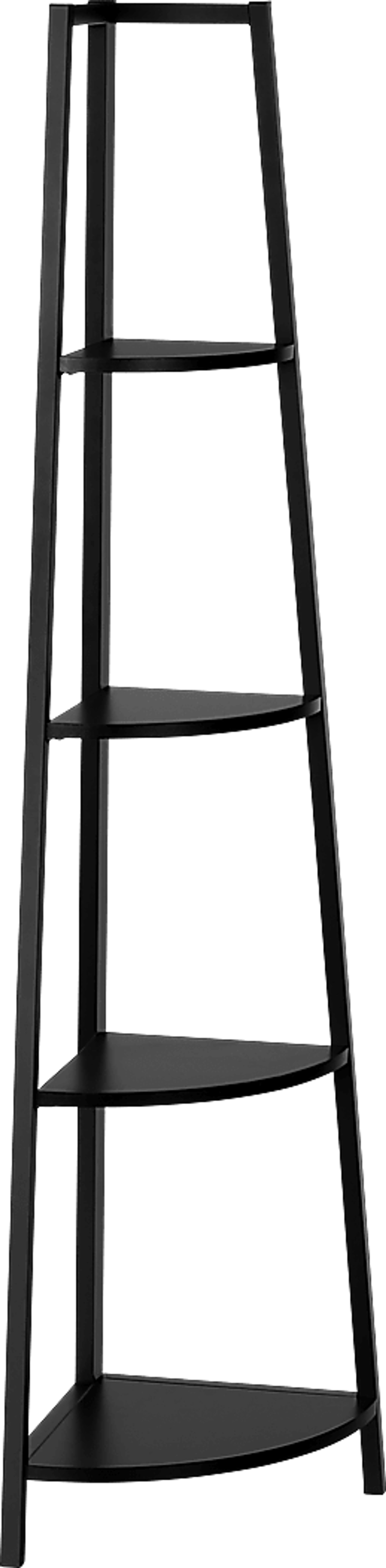Zemke Black Bookcase - Image 6