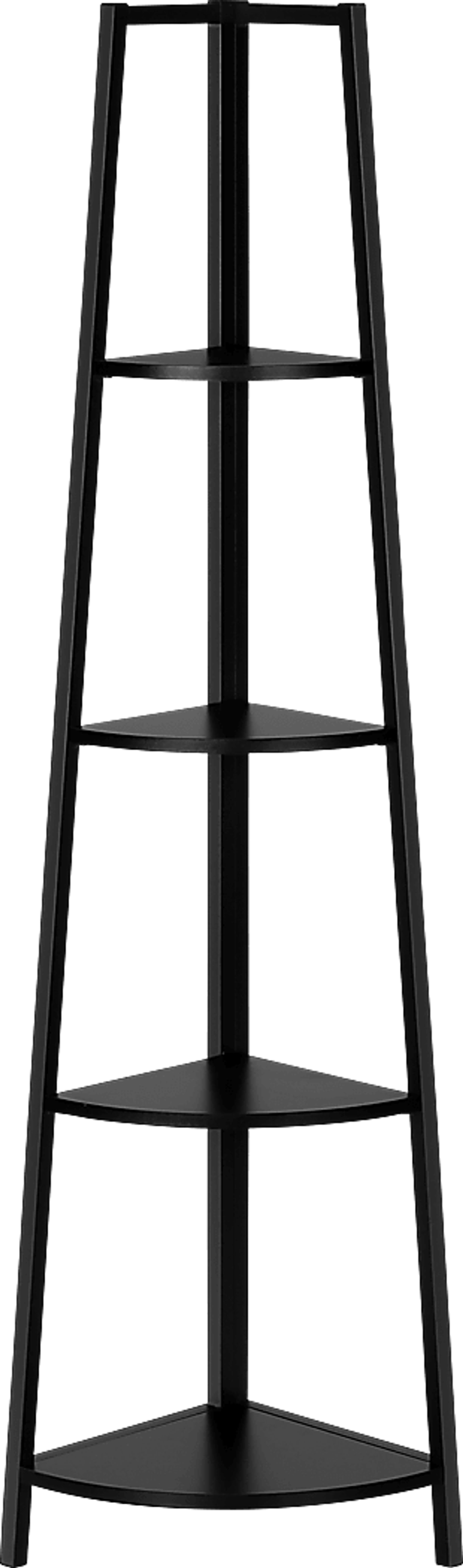 Zemke Black Bookcase - Image 1