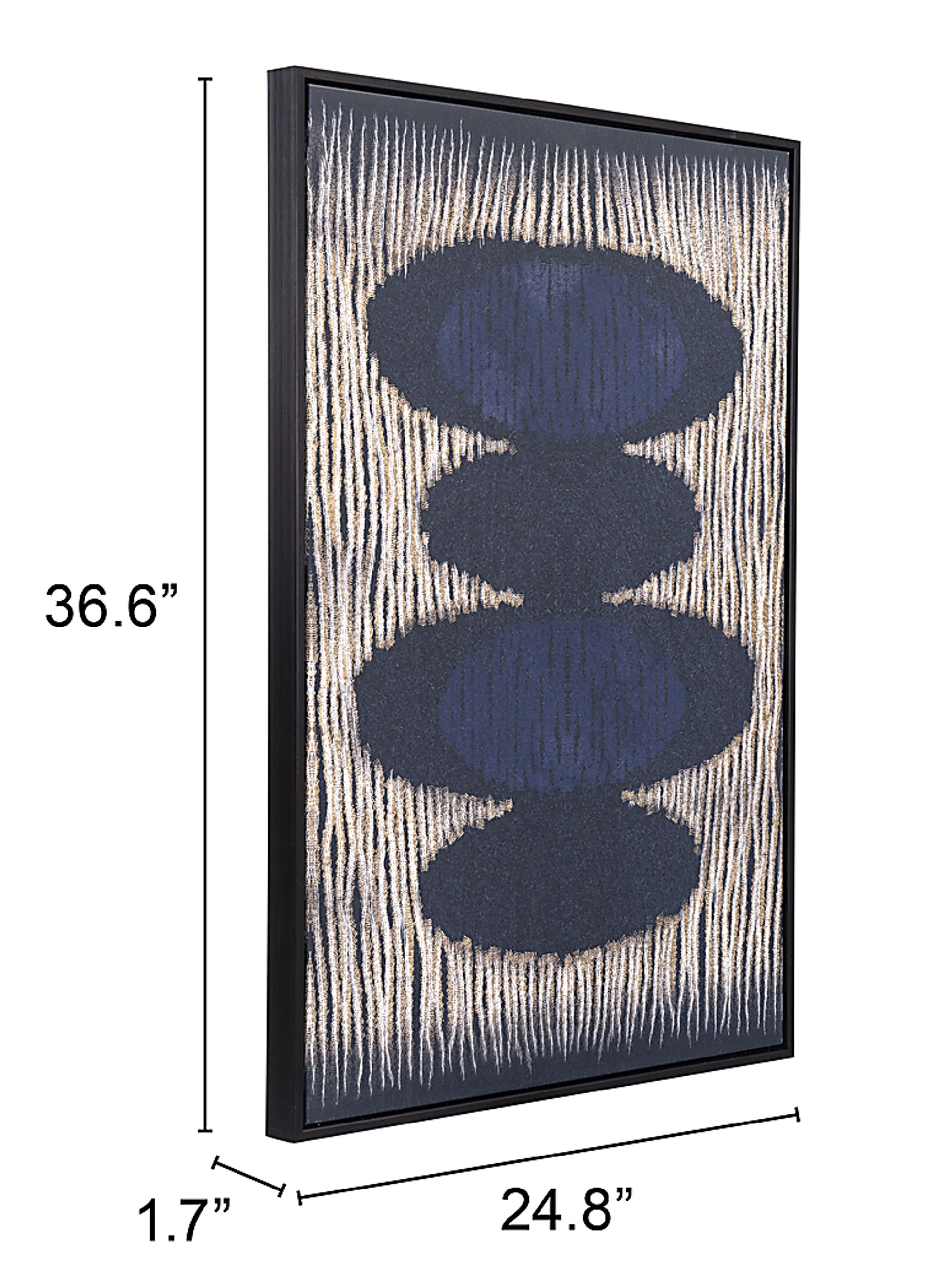 Zen Stones Black Artwork - Image 5