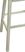 Zendt Blue Counter Height Stool