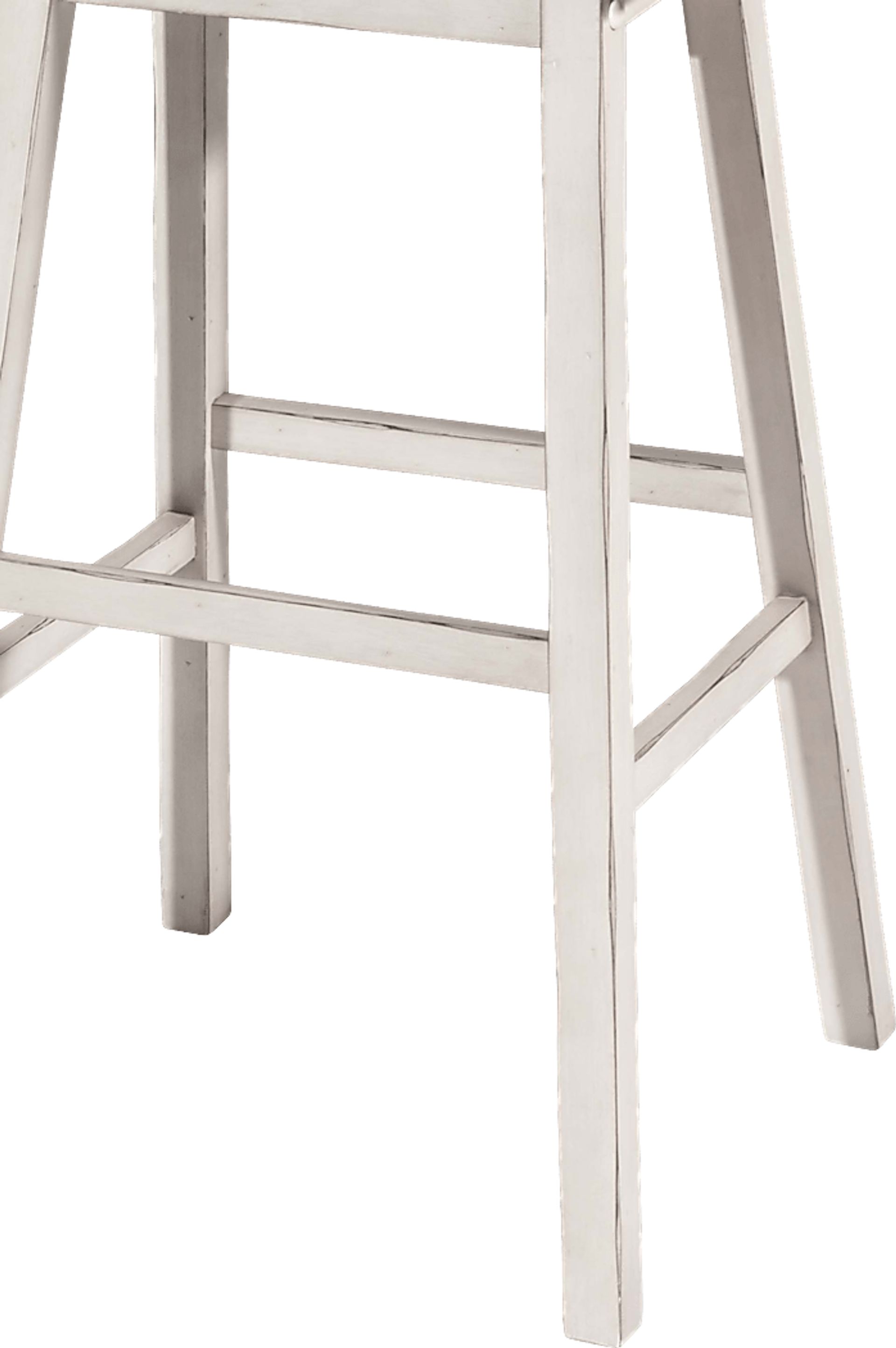 Zendt White Barstool - Image 4