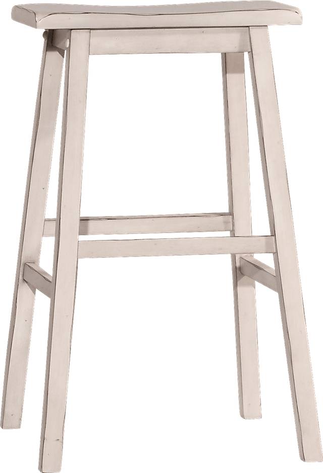 Zendt White Barstool - Thumbnail - Image 1