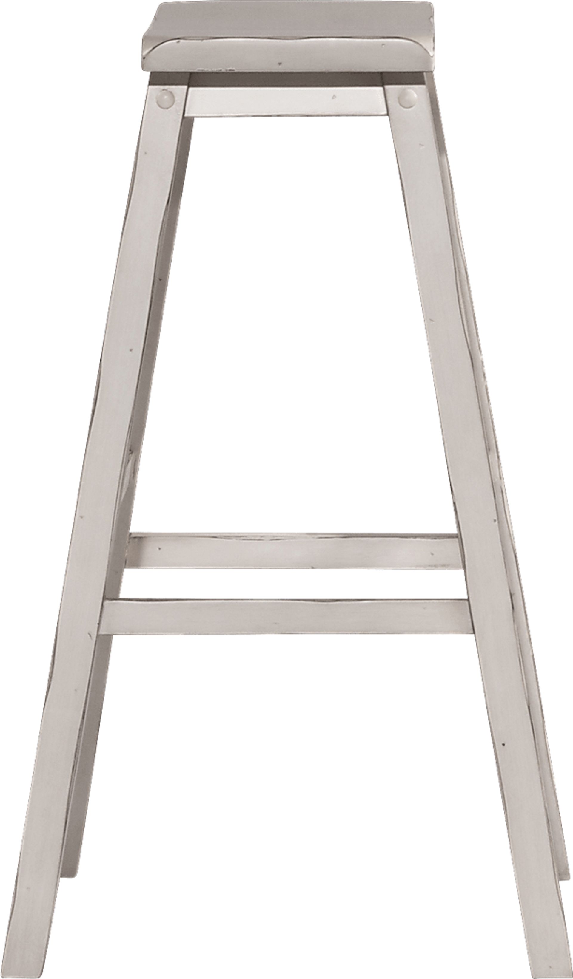 Zendt White Counter Height Stool - Image 4