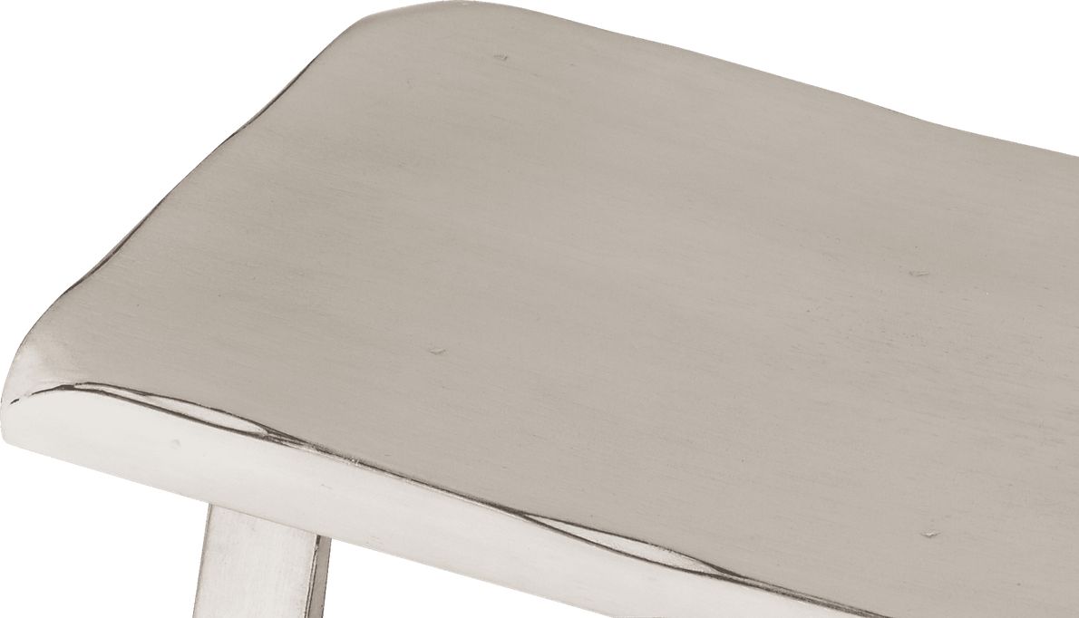 Zendt White Counter Height Stool