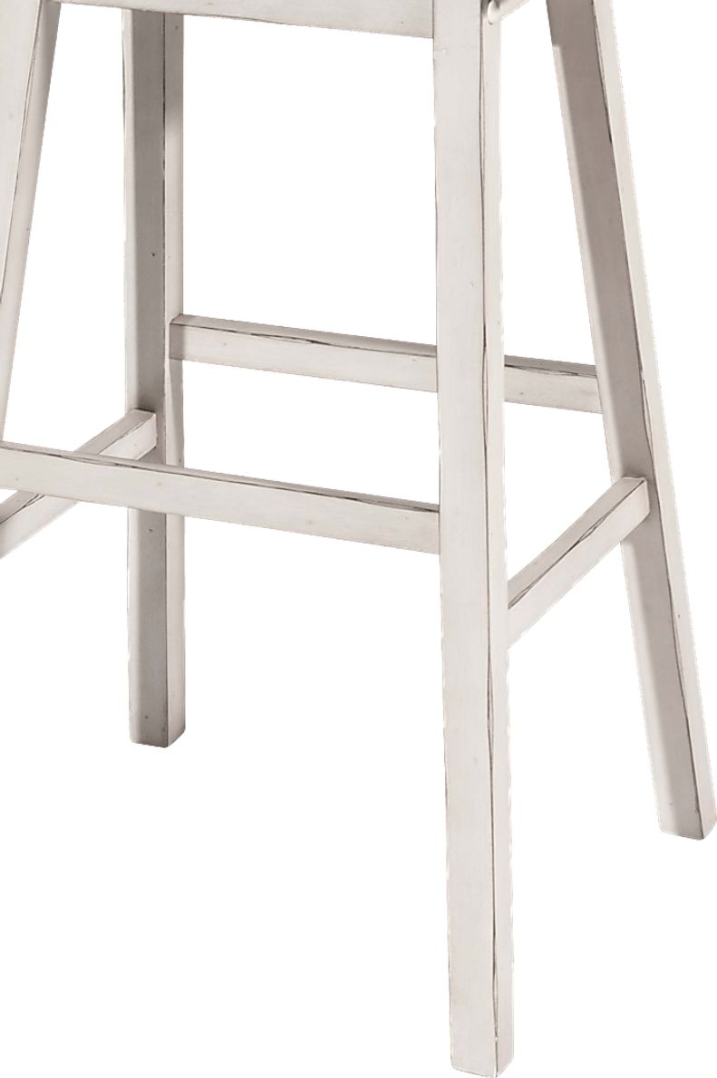Zendt White Counter Height Stool