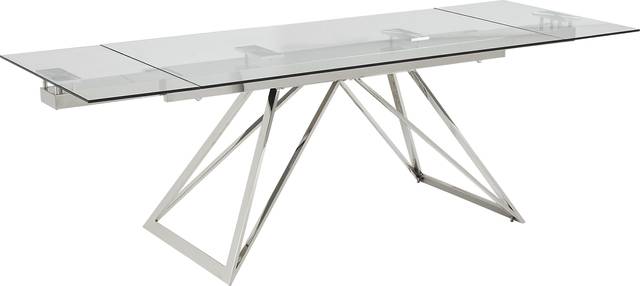 Zenica Silver 5 Pc Rectangle Dining Room with Yellow Chairs - Thumbnail - Image 3