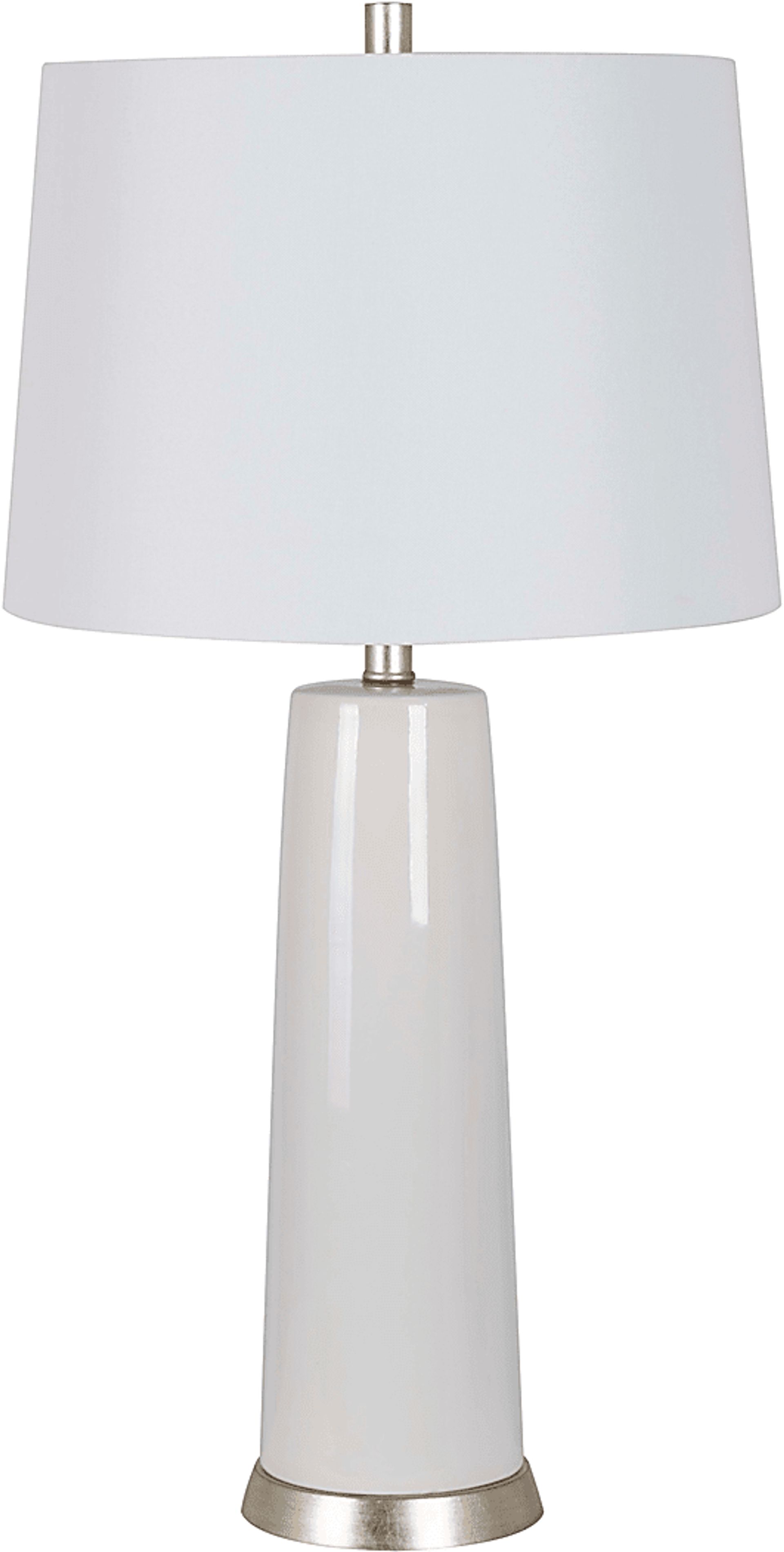 Zenna Road White Table Lamps, Set of 2 - Image 2