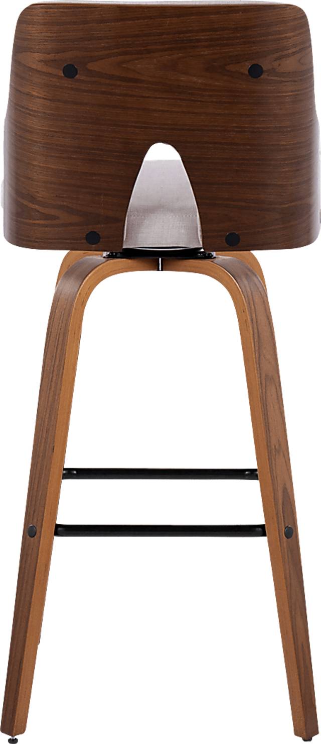Zennia Cream Swivel Barstool, Set of 2 - Thumbnail - Image 6