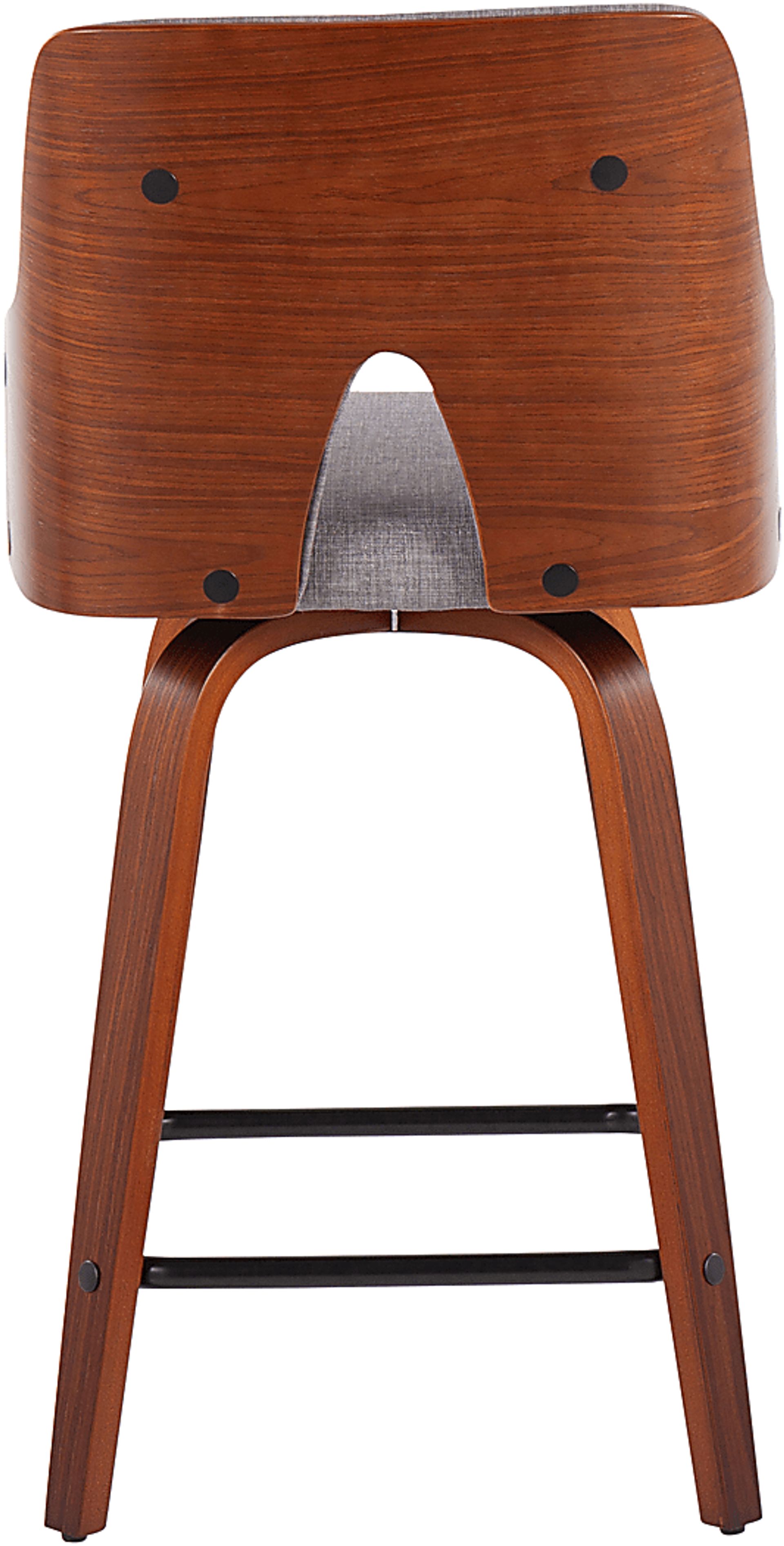 Zennia Gray Counter Height Stool, Set of 2 - Image 5