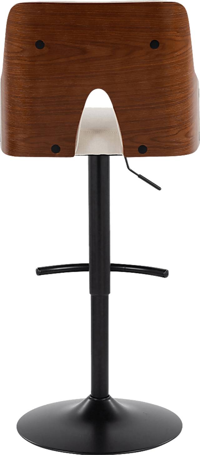 Zennia III Cream Adjustable Barstool, Set of 2 - Thumbnail - Image 6