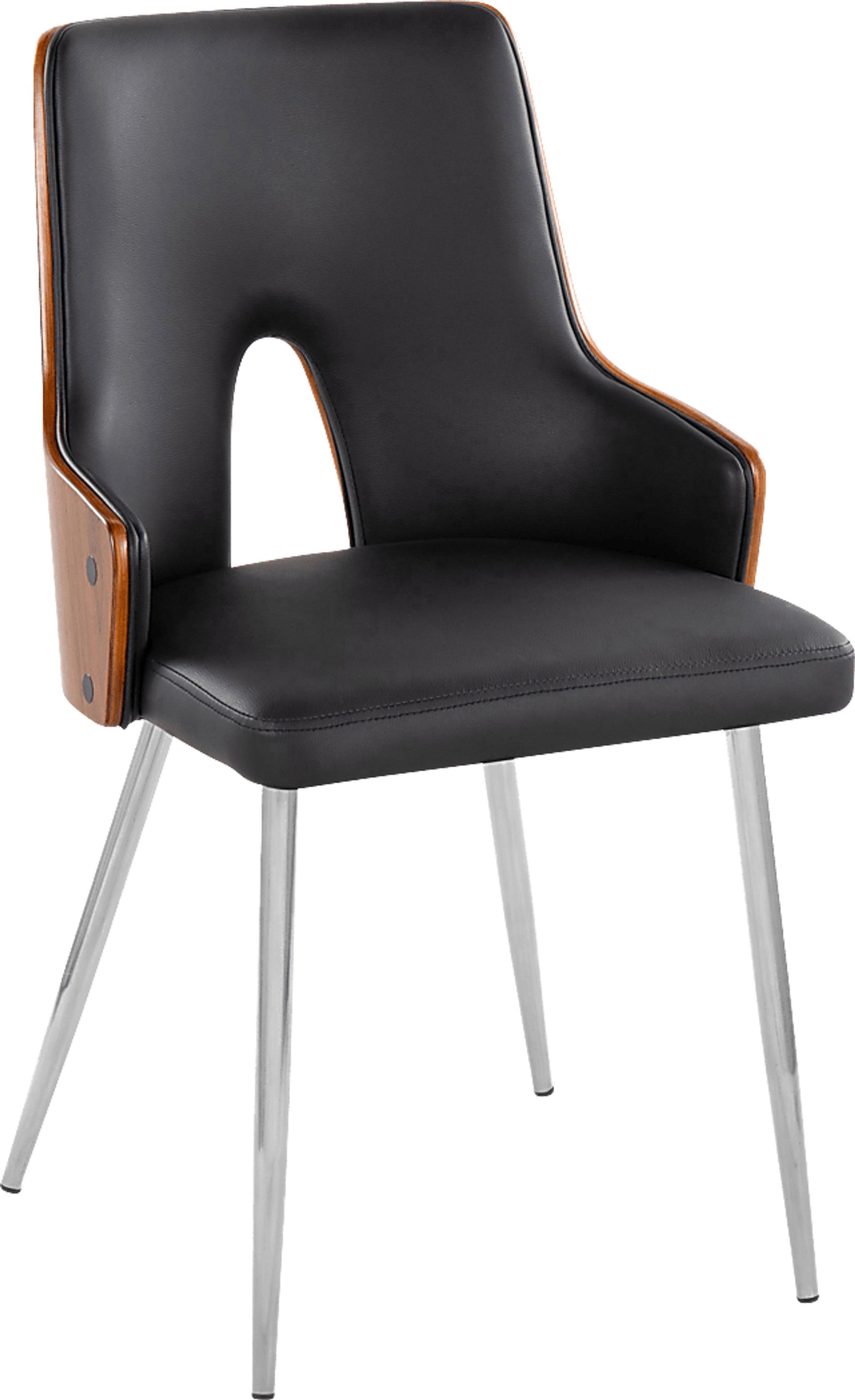 Zennia IV Black Dining Chair, Set of 2 - Image 3