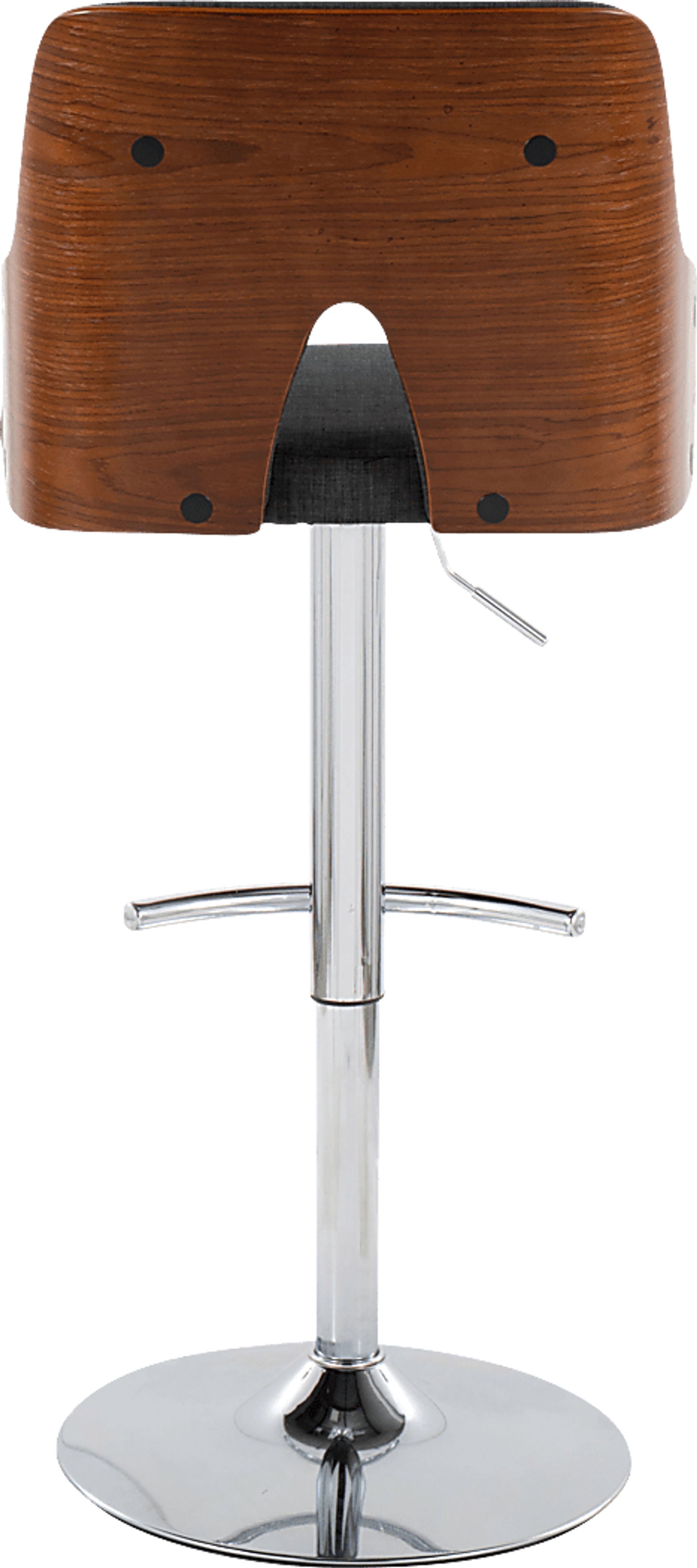 Zennia IV Charcoal Adjustable Barstool, Set of 2 - Image 6