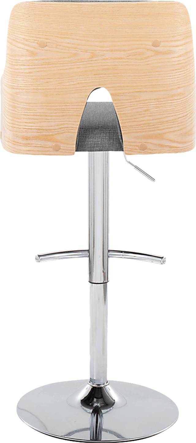 Zennia IV Gray Adjustable Barstool, Set of 2 - Thumbnail - Image 6