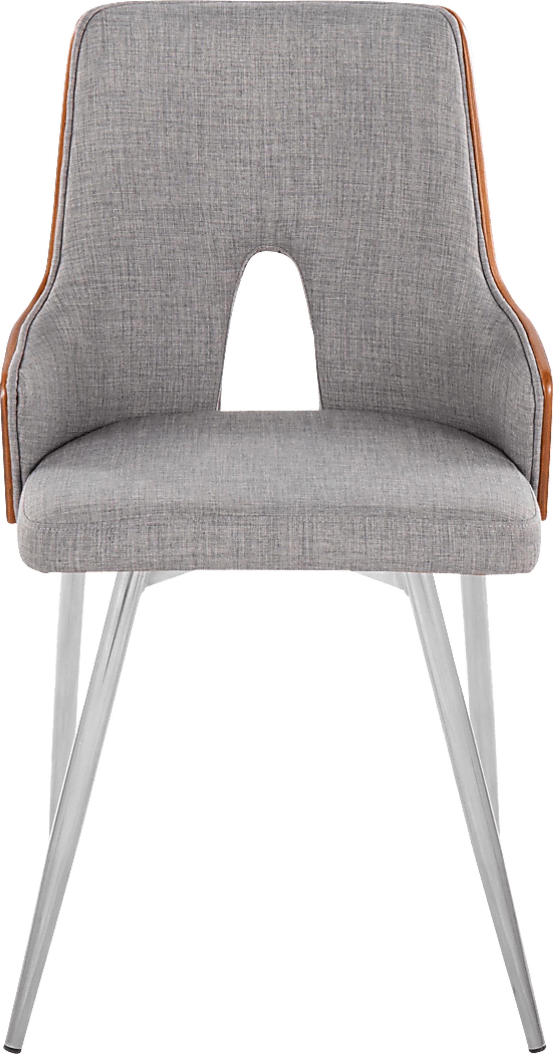 Zennia IV Gray Dining Chair, Set of 2 - Image 6
