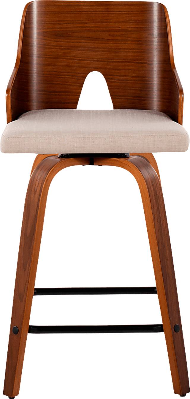 Zennia V Beige Counter Height Stool, Set of 2 - Thumbnail - Image 10