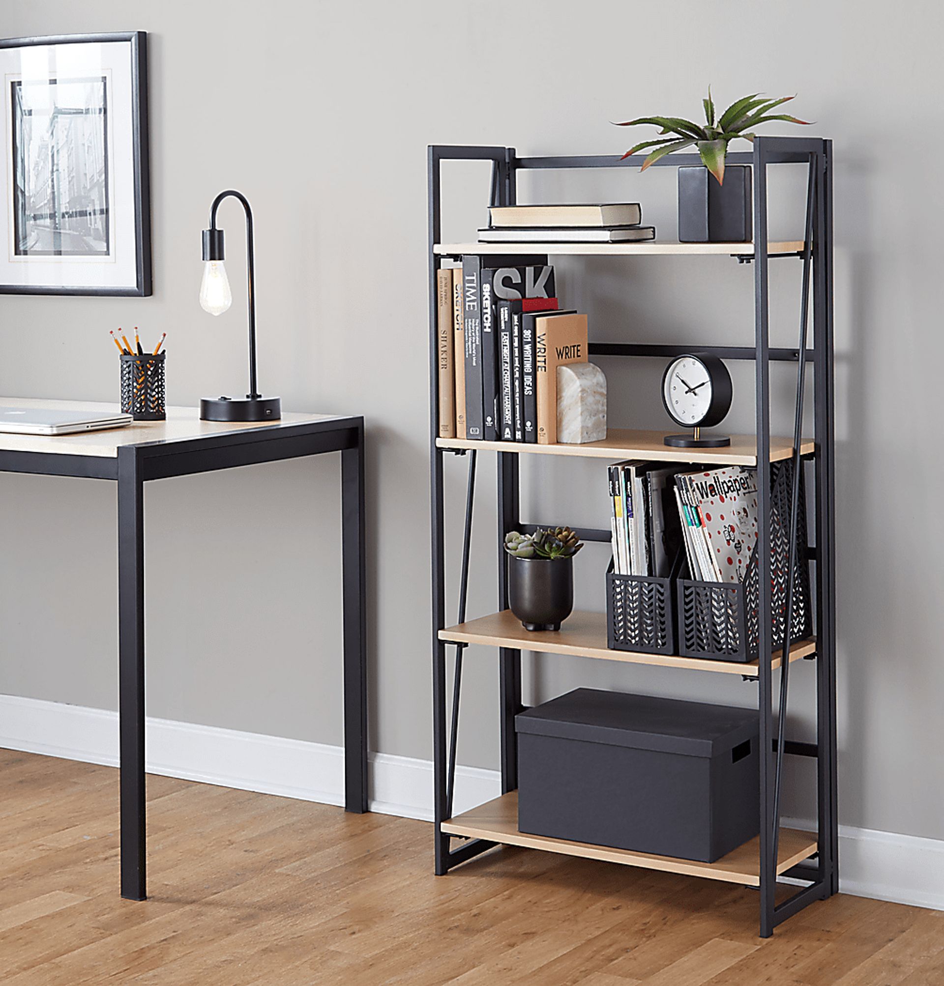 Zenobia Black Bookcase - Image 9