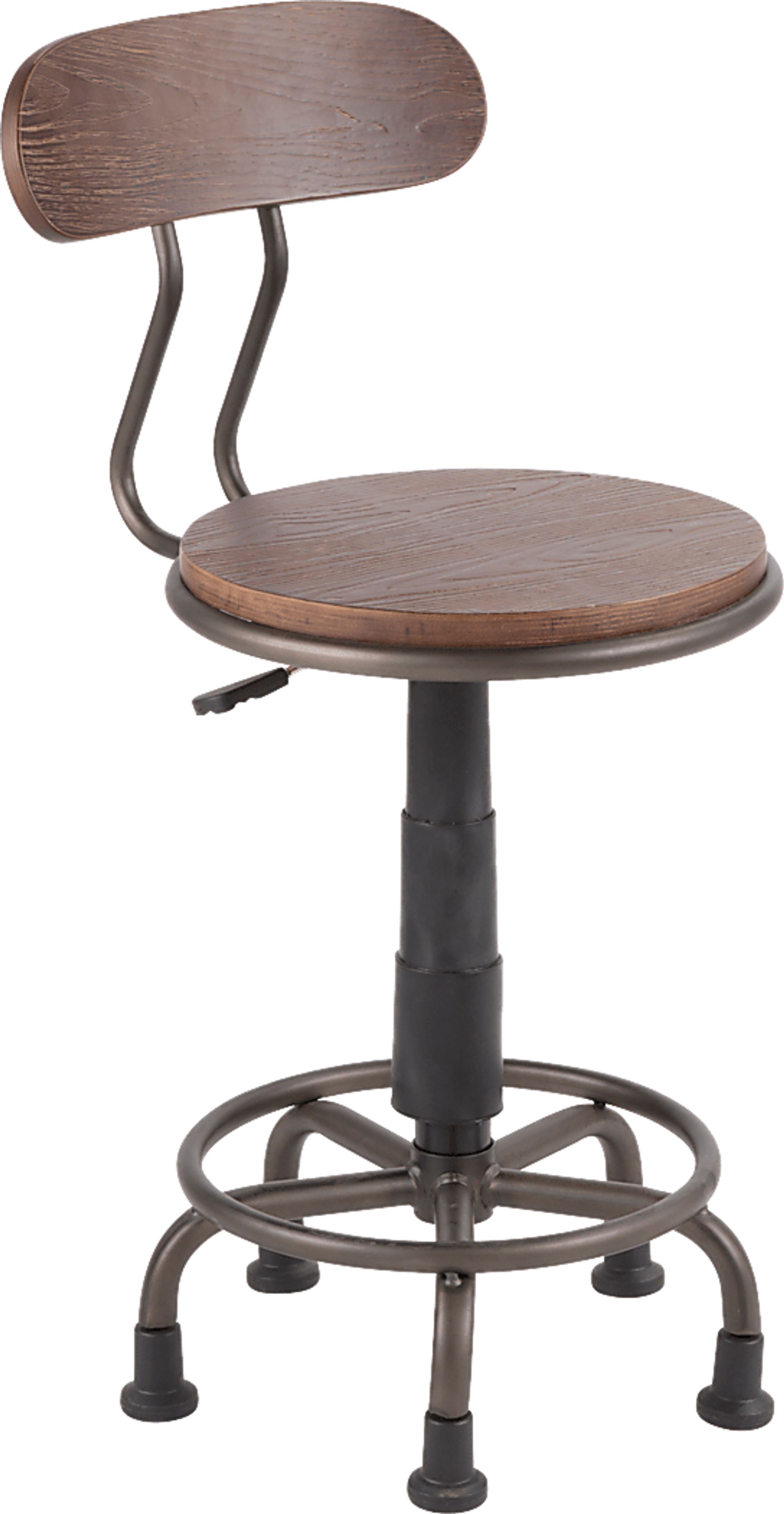 Zenobia Brown 3 Pc Office Set - Image 4