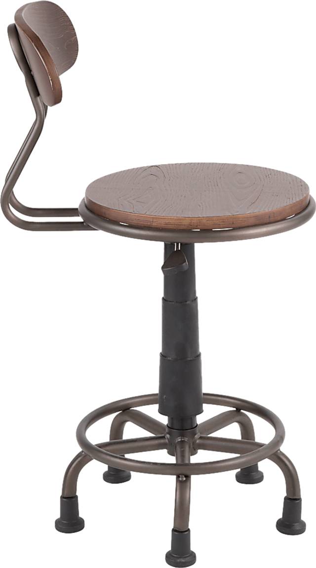 Zenobia Brown Office Chair - Thumbnail - Image 2