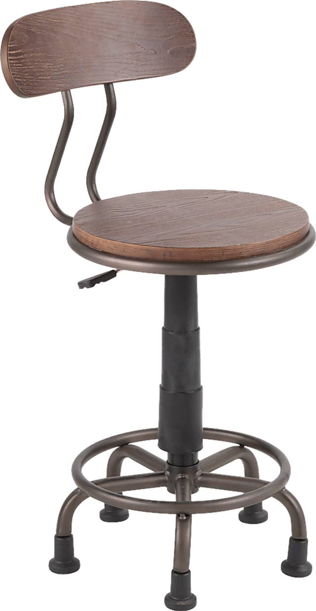 Zenobia Brown Office Chair - Thumbnail - Image 1