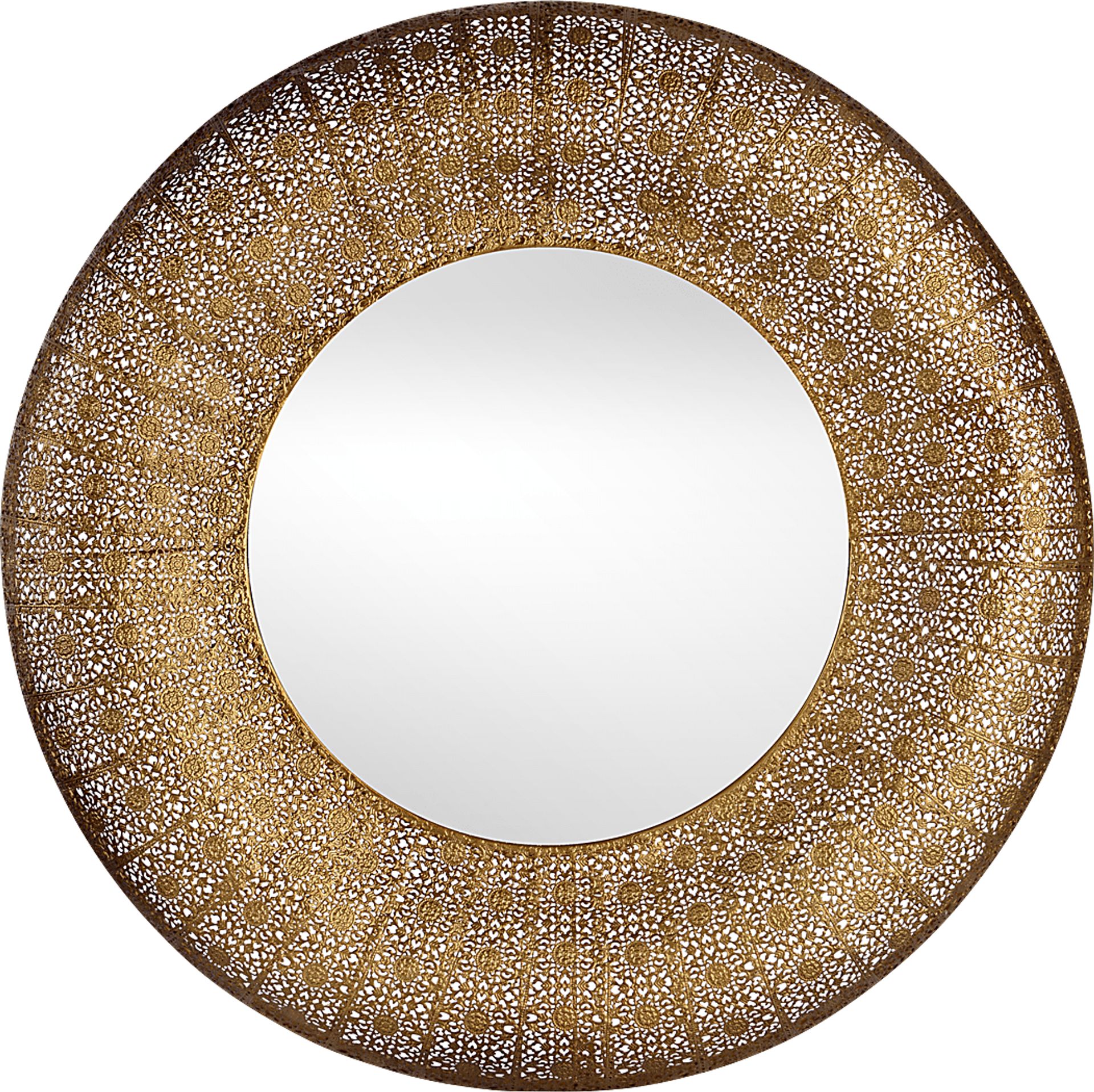Zenovia Brown Mirror - Image 1