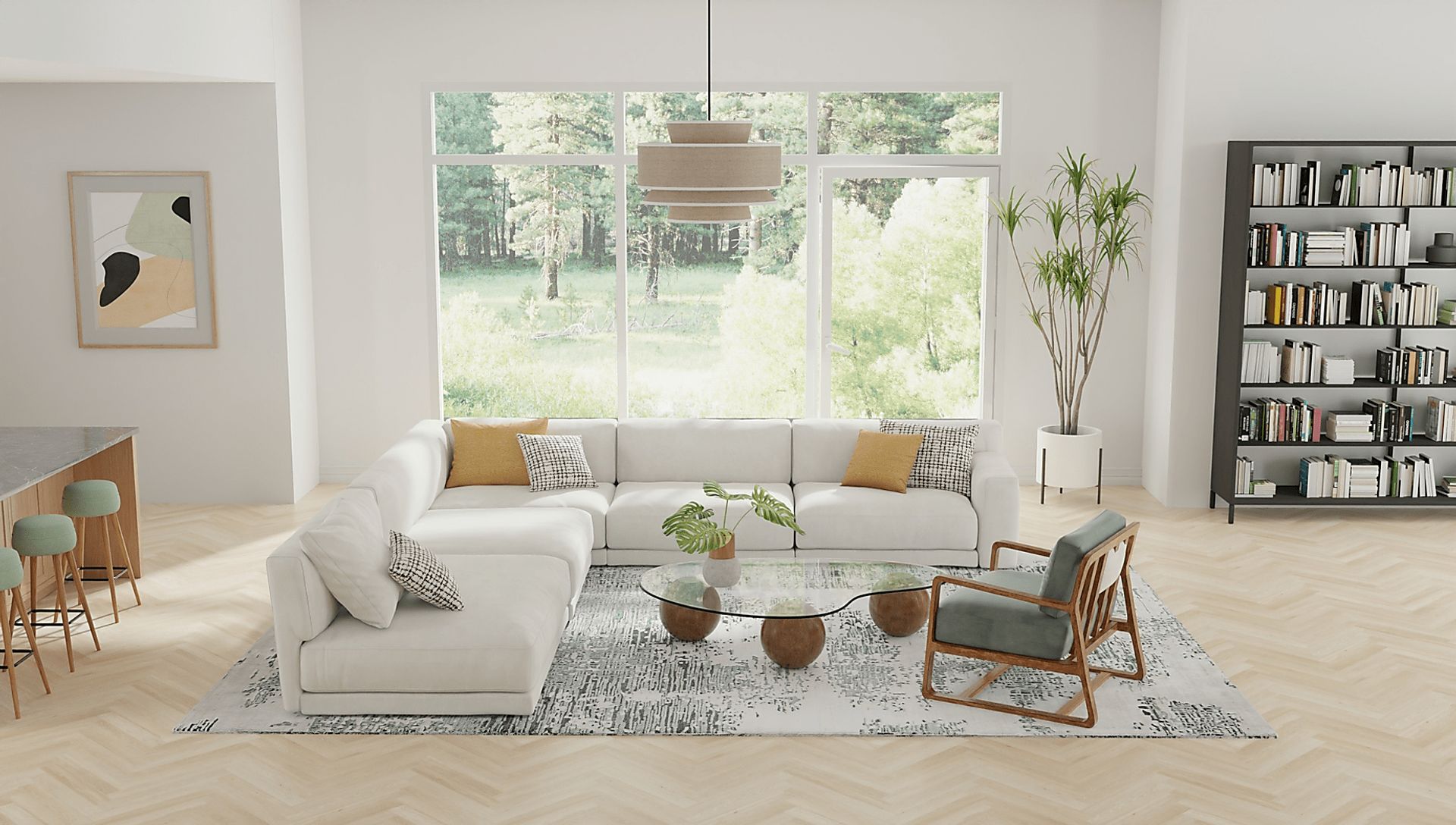 Zephira Green 8' x 10' Rug - Image 2