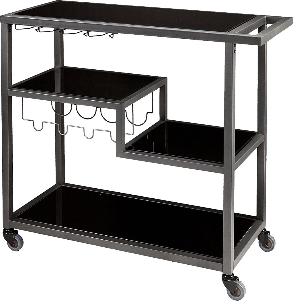 Zephs Black Bar Cart