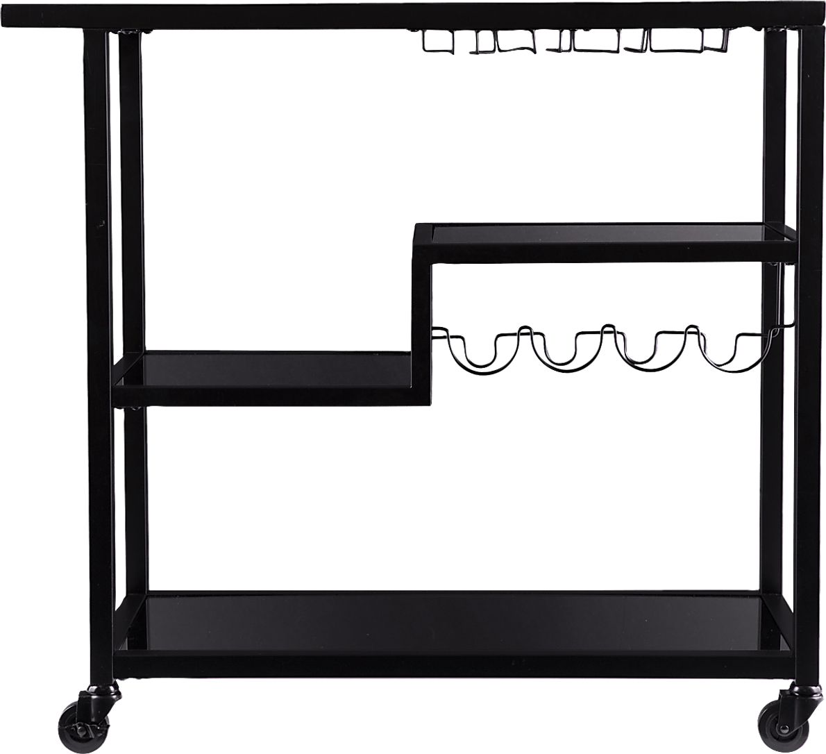 Zephs Gray Bar Cart