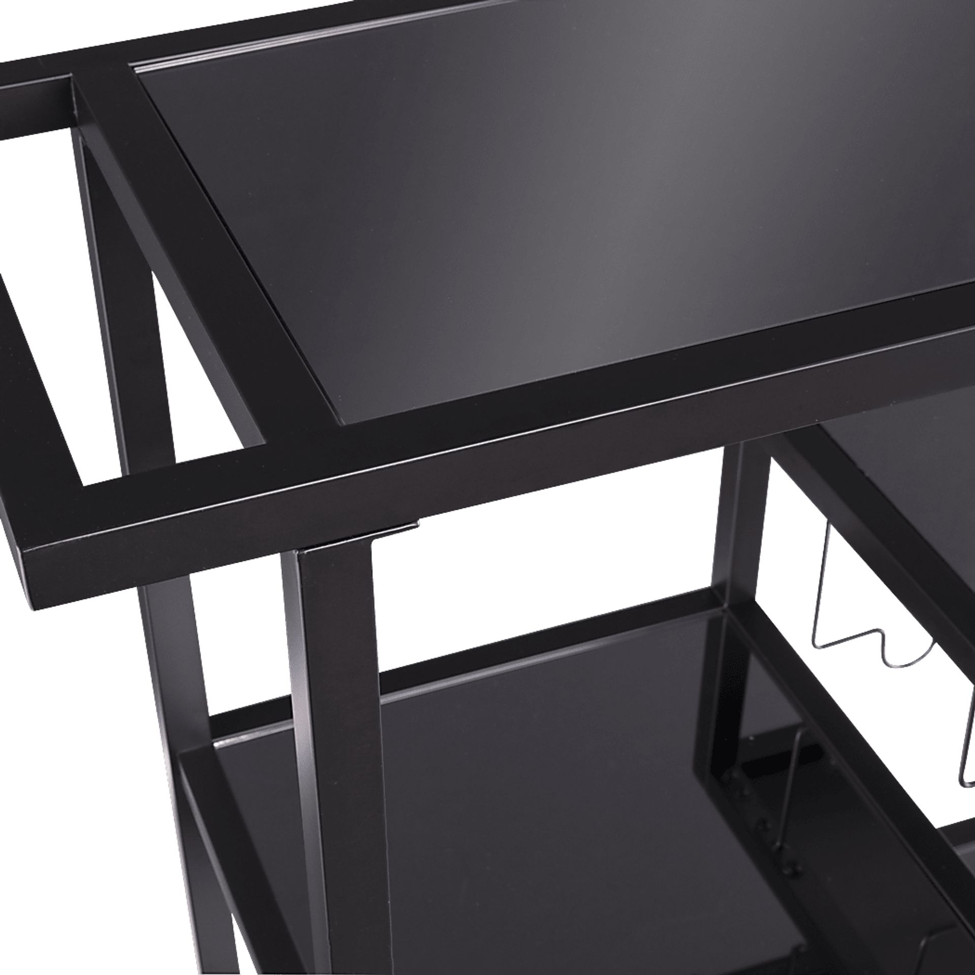 Zephs Gray Bar Cart - Image 4