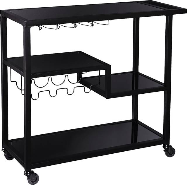 Zephs Gray Bar Cart - Thumbnail - Image 1