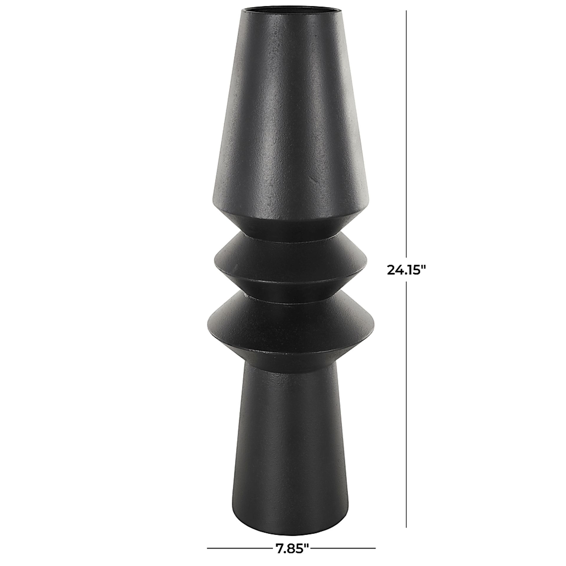 Zereo Black Vase - Image 7