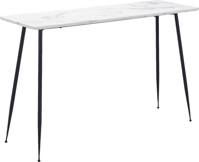 Zermat White Sofa Table - Thumbnail - Image 1