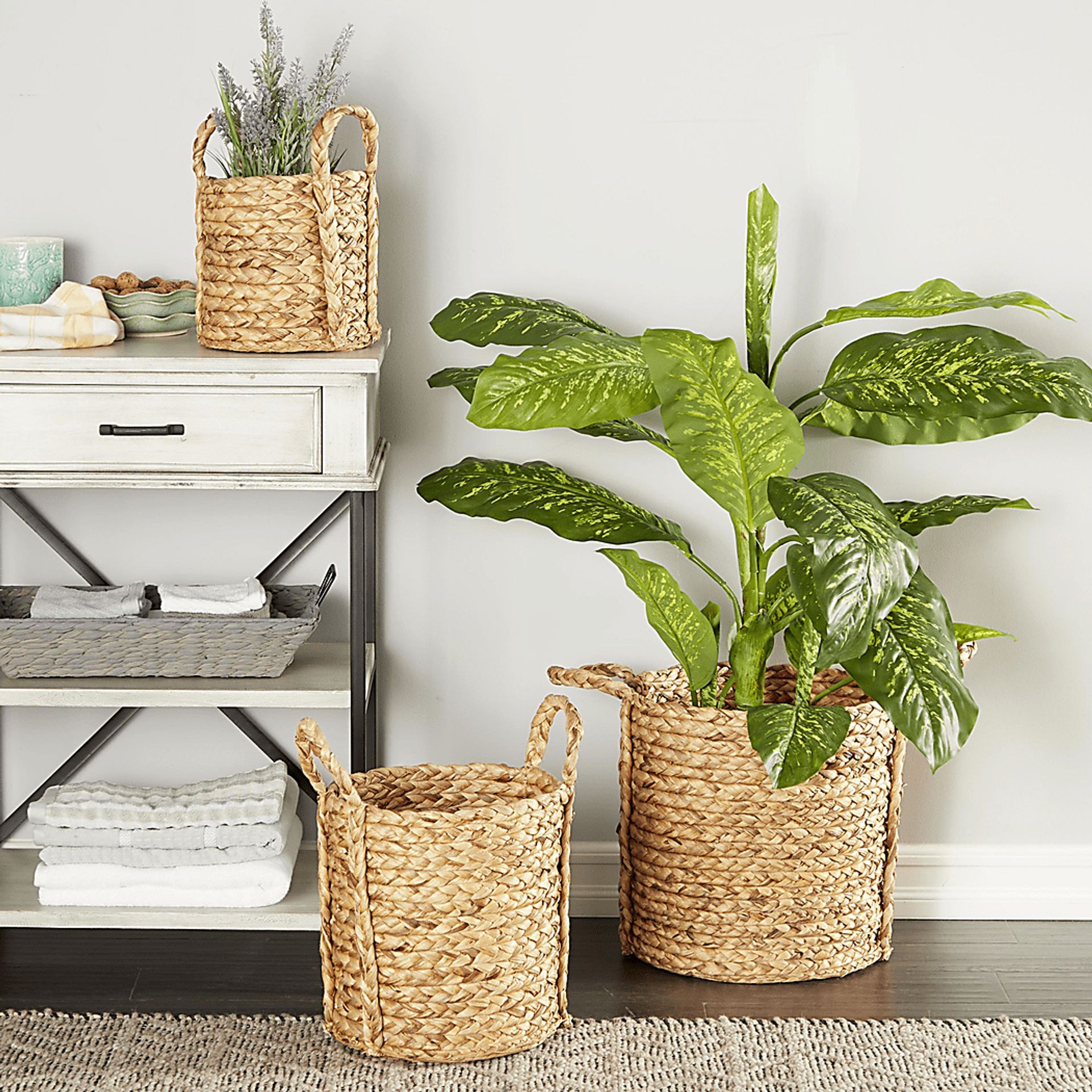Zesti Brown Basket, Set of 3 - Image 2
