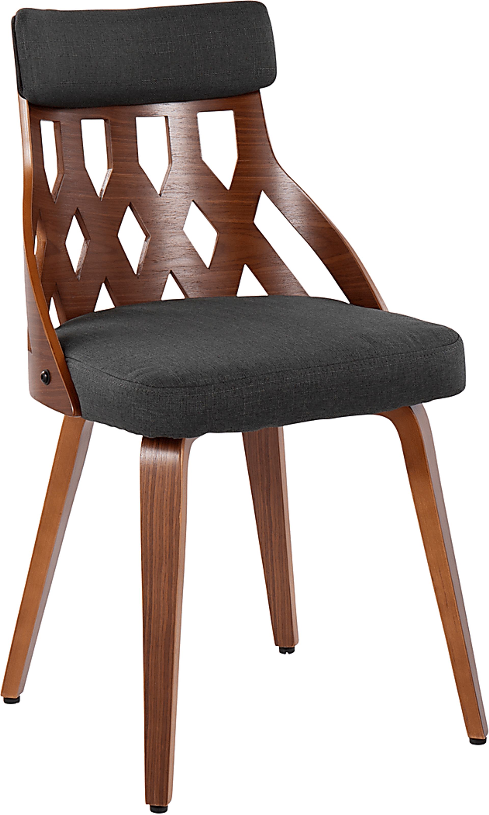 Zettel Charcoal Dining Chair Set of 2 - Image 2